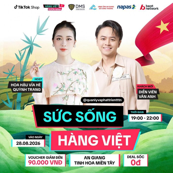 Phiên “An Giang - Tinh hoa miền Tây” tối 28/8 không chỉ nhằm quảng bá sản phẩm, mà còn tạo thêm kênh kết nối giữa doanh nghiệp, hợp tác xã, cơ sở sản xuất với người tiêu dùng.
