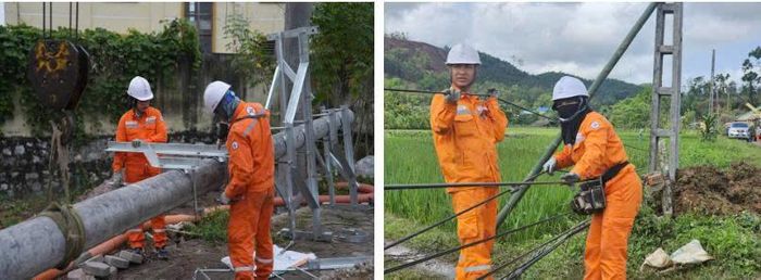 Màu áo cam không phân biệt nam hay nữ - mỗi CBCNV đều đang góp sức giữ dòng điện an toàn, ổn định phục vụ khách hàng