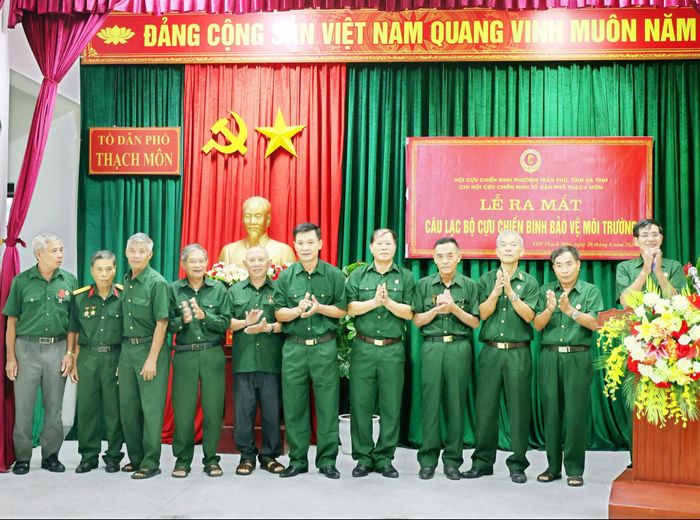Phường Trần Phú vừa ra mắt "Câu lạc bộ cựu chiến binh bảo vệ môi trường".
