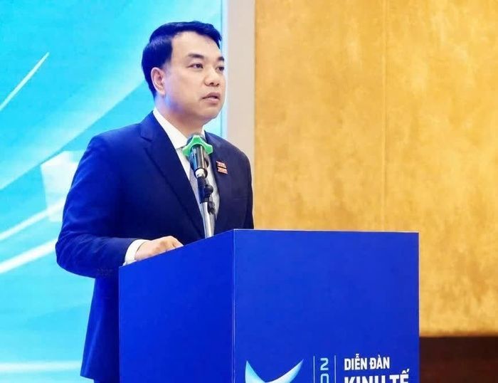TS. Mạc Quốc Anh - Phó Chủ tịch kiêm Tổng Thư ký Hiệp hội Doanh nghiệp nhỏ và vừa TP. Hà Nội phát biểu tại sự kiện.