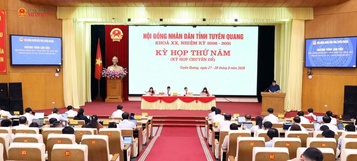 Toàn cảnh kỳ họp. Ảnh: Trọng Hiếu