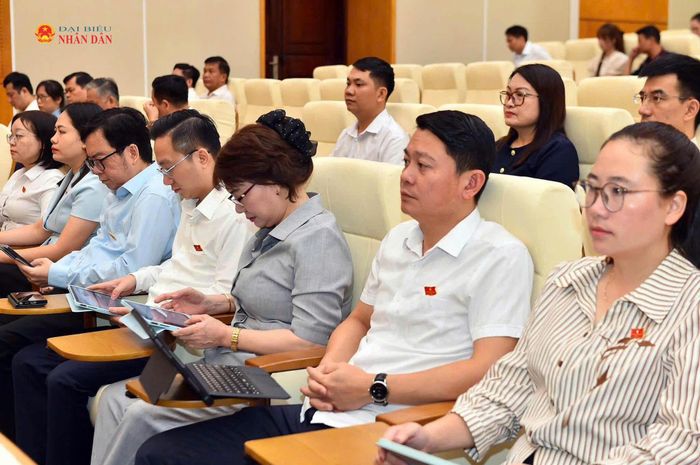 Các đại biểu tham dự kỳ họp. Ảnh: Trọng Hiếu