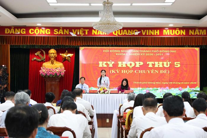 HĐND TP. Đồng Nai tổ chức kỳ họp thứ 5. Ảnh: V.D