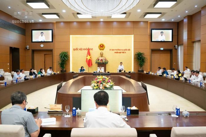 UBTVQH xem xét báo cáo công tác dân nguyện của Quốc hội tháng 7/2026 (Ảnh VPQH)