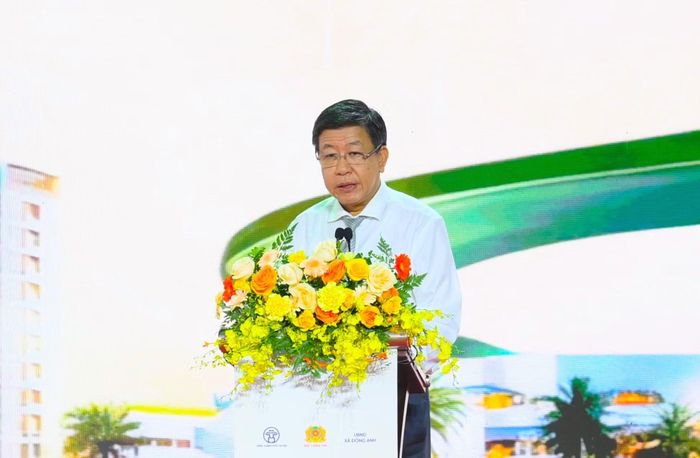  Đồng chí Dương Đức Tuấn, Phó Chủ tịch Thường trực UBND TP Hà Nội phát biểu tại buổi lễ. 