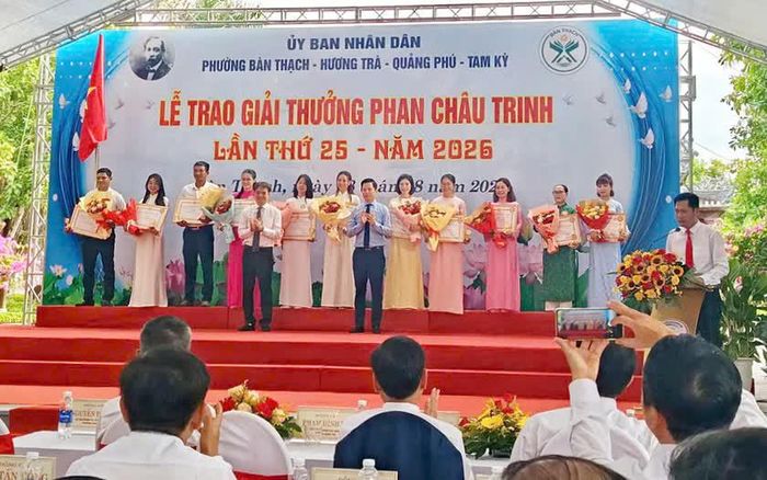 Các cá nhận xuất sắc được trao giải thưởng Phan Châu Chinh lần thứ 25, năm 2026. 