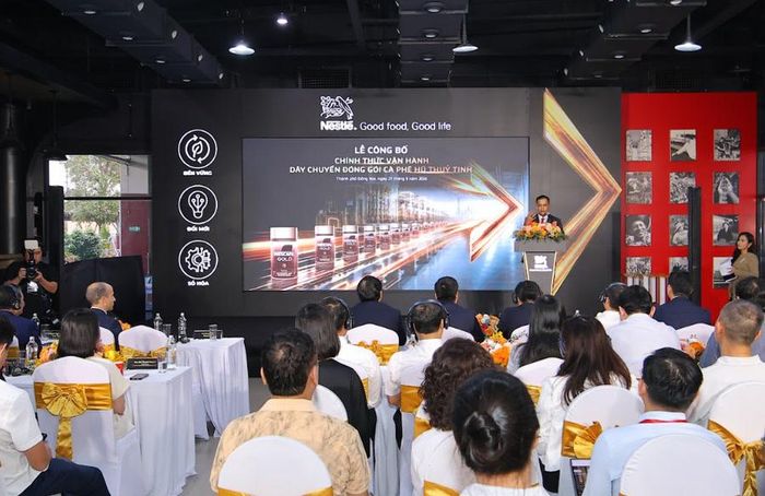 Ông Binu Jacob, CEO Nestlé Việt Nam phát biểu tại sự kiện.