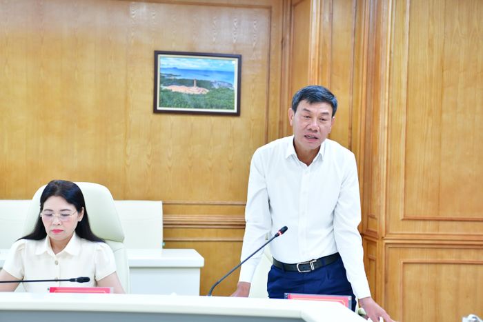 Phó Tổng Kiểm toán nhà nước Doãn Anh Thơ phát biểu.