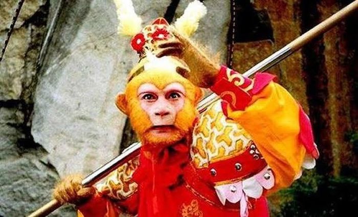 Nhân vật Tôn Ngộ Không do Lục Tiểu Linh Đồng thủ vai. Ảnh minh họa.