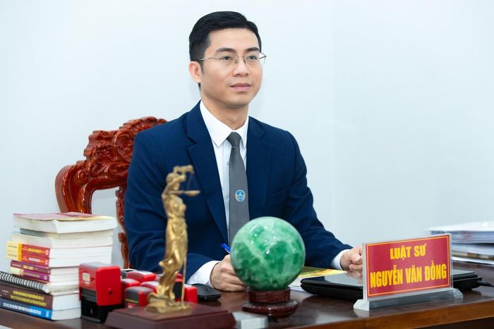 Luật sư Nguyễn Văn Đồng, Trưởng Văn phòng Luật sư Nhân Chính (Đoàn Luật sư TP Hà Nội).