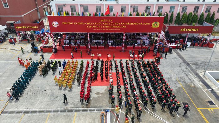 Quang cảnh buổi diễn tập 