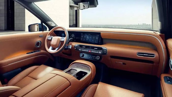 Khoang lái Hyundai Palisade 2027. Ảnh: Hyundai.