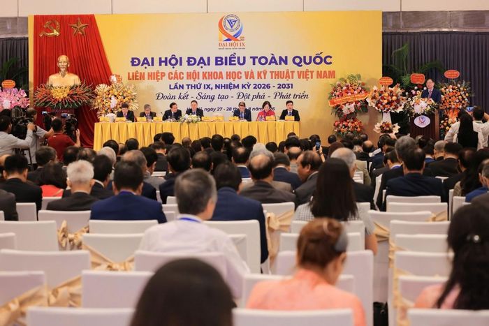 Toàn cảnh Đại hội đại biểu toàn quốc Liên hiệp các Hội Khoa học và Kỹ thuật Việt Nam lần thứ IX
