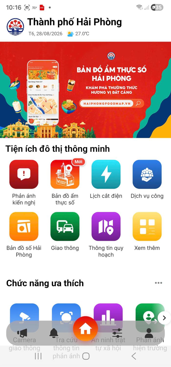 Đáng chú ý, bản đồ số ẩm thực tích hợp trên ứng dụng Smart Hải Phòng vừa ra mắt ngày 26/8 là một trong những tiện ích mới hỗ trợ người dân, du khách tìm kiếm thông tin và khám phá ẩm thực thành phố. Thành phố cũng cung cấp wifi miễn phí tại khu vực dải trung tâm và phố đi bộ, tạo thuận lợi cho việc sử dụng các tiện ích số và trải nghiệm nhịp sống về đêm.