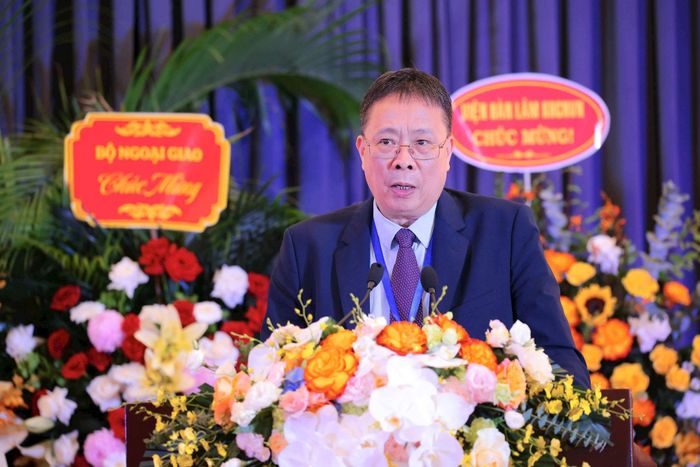 GS.VS Châu Văn Minh được tín nhiệm bầu giữ chức Chủ tịch Liên hiệp các Hội Khoa học và Kỹ thuật Việt Nam khóa IX, nhiệm kỳ 2026-2031. Ảnh: PV