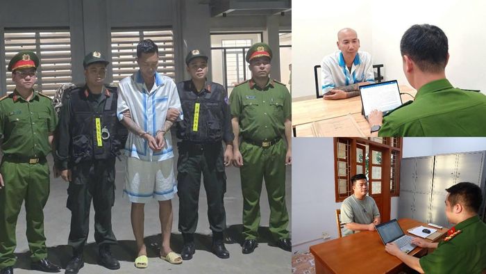 Những "hiện tượng mạng" như "Phú Lê", "Huấn Hoa Hồng", "Hải Sapa". Ảnh BCA
