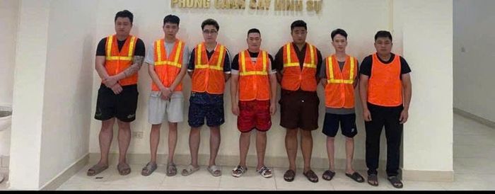 Các đối tượng tuổi đời còn rất trẻ. Ảnh: Công an thành phố Hà Nội