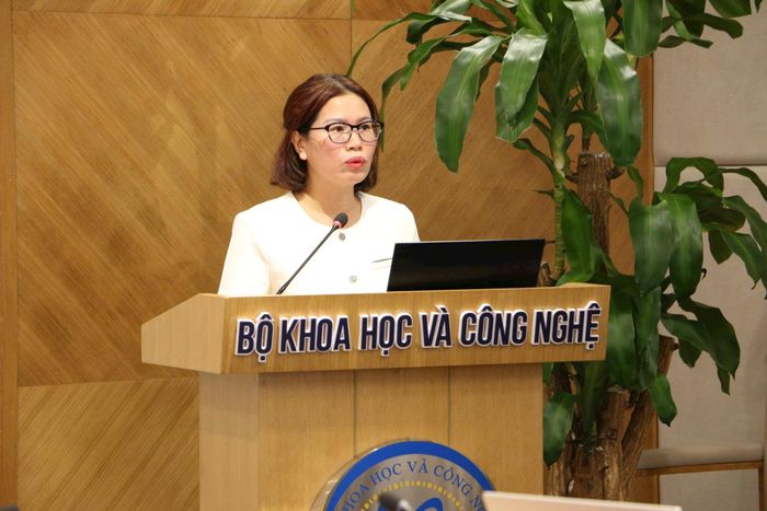 Bà Mai Thùy Ngân, Giám đốc Trung tâm công nghệ - chính phủ số, Cục Chuyển đổi số quốc gia. Ảnh: Đăng Khoa