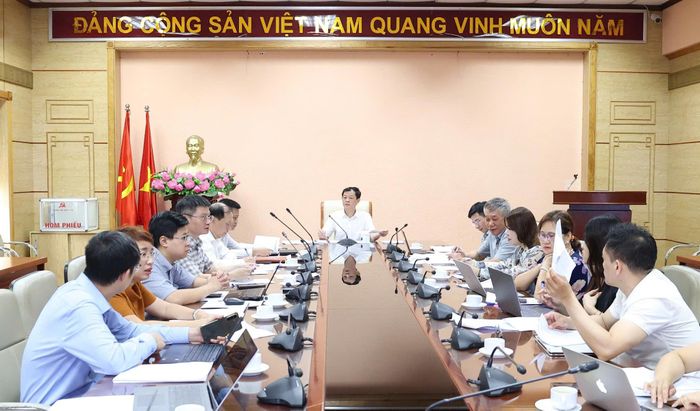 Quang cảnh cuộc họp. Ảnh: Trần Minh
