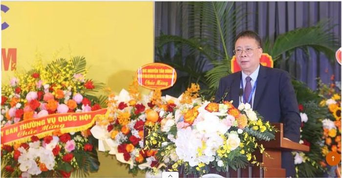 GS.VS Châu Văn Minh được tín nhiệm bầu giữ chức Chủ tịch Liên hiệp các Hội Khoa học và Kỹ thuật Việt Nam khóa IX, nhiệm kỳ 2026 - 2031. Ảnh: Thiên Anh
