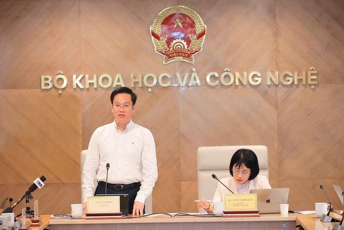 Bộ Khoa học và Công nghệ họp báo thường kỳ tháng 8. Ảnh: T.Linh
