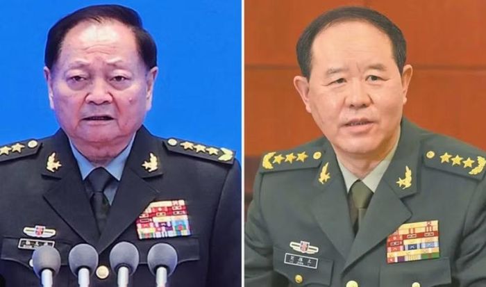 Hãng thông tấn nhà nước Trung Quốc Xinhua cho biết nước này đã bãi nhiệm tướng Trương Hựu Hiệp, người từng giữ chức Phó chủ tịch Quân ủy Trung ương, cùng tướng Lưu Chấn Lập, Tham mưu trưởng Bộ tham mưu Liên hợp Quân ủy Trung ương.