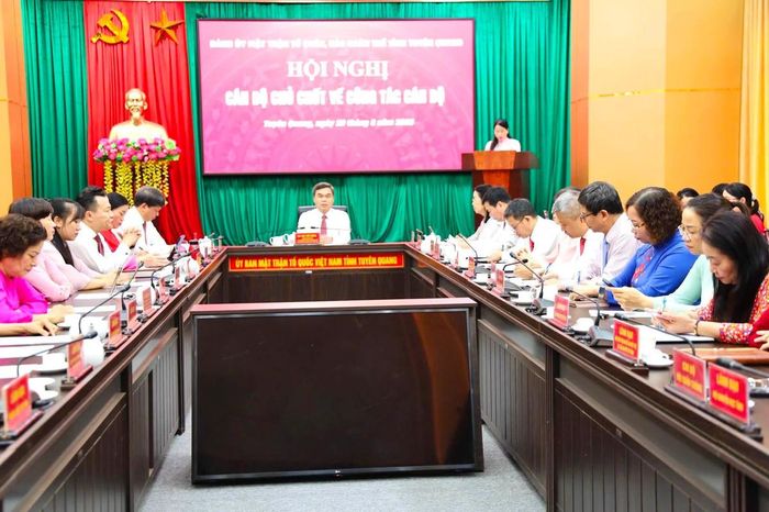 Quang cảnh hội nghị. Ảnh: MTTQ.