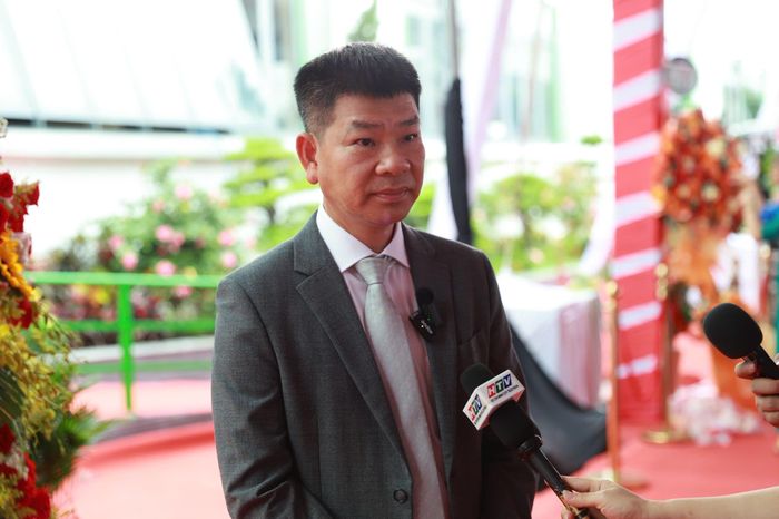  Ông Lê Hữu Nghĩa, Tổng giám đốc Công ty TNHH Thương mại Xây dựng Lê Thành. Ảnh: Quỳnh Danh. 