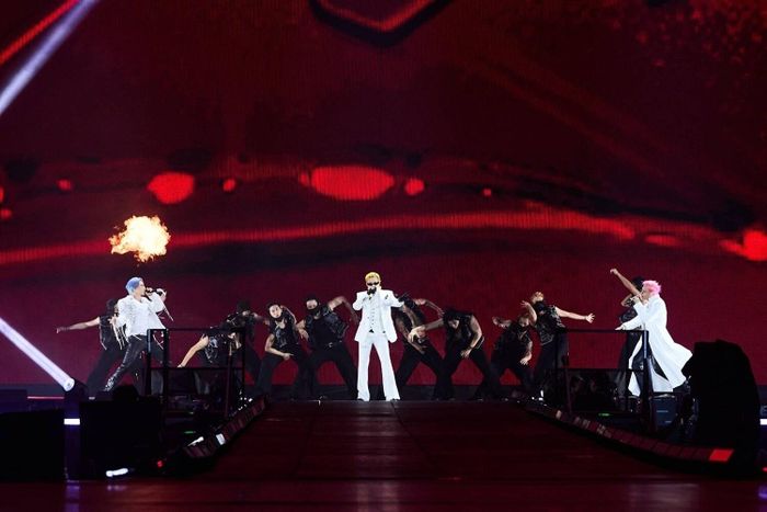 Hình ảnh Big Bang trong concert mới diễn ra. Ảnh: YG Entertainment.