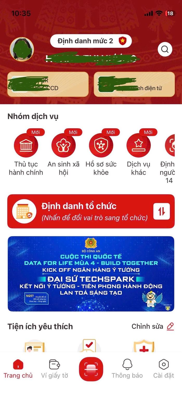 Không phải nộp lại giấy tờ đã tích hợp trên VNeID
