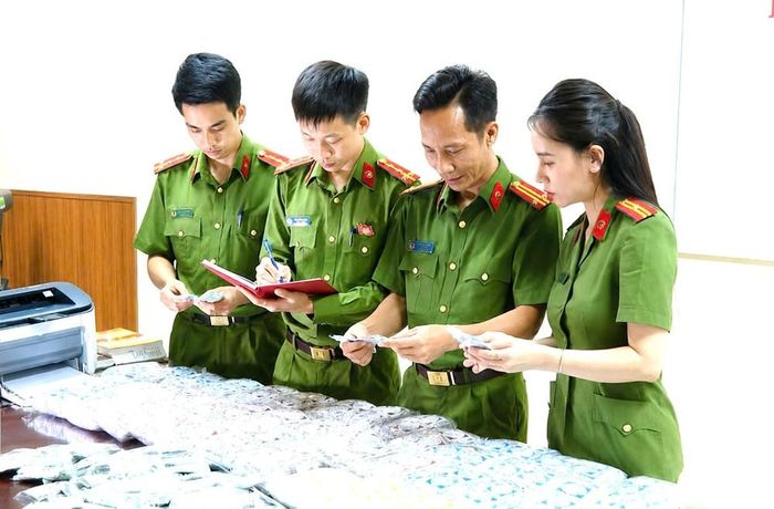 Tang vật được cơ quan công an thu giữ trong vụ án. Ảnh: Công an Thanh Hóa