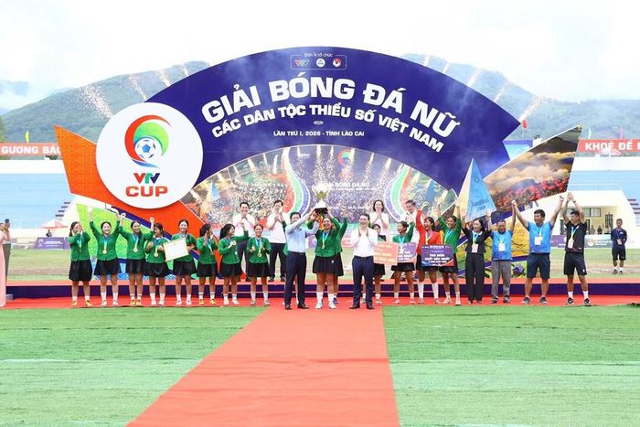 Đội bóng đá nữ Lục Yên giành chức vô địch giải bóng đá nữ các dân tộc thiểu số Việt Nam