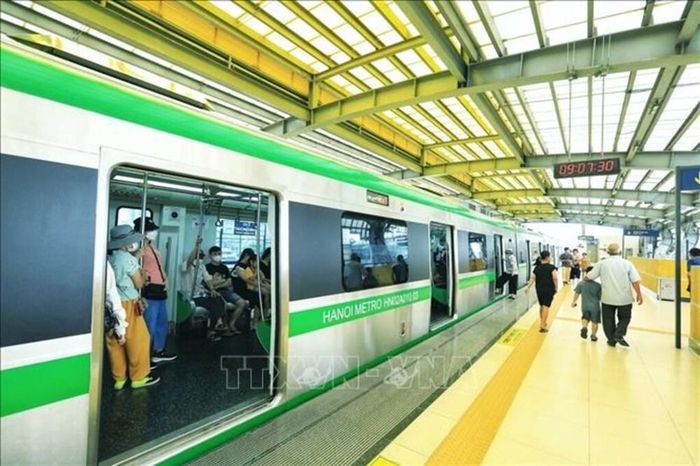 Tuyến 2A Cát Linh - Hà Đông. Ảnh: TTXVN