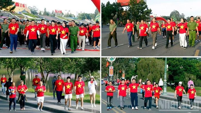 Những bước chân lan tỏa lối sống xanh trên vùng đất Lâm Đồng ngàn hoa. (Ảnh: Mai Văn Bảo)