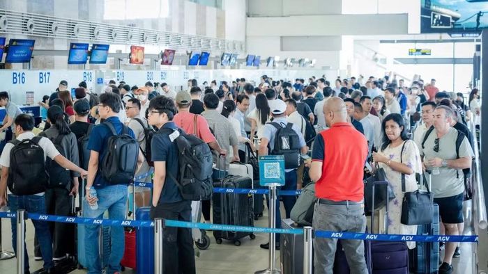 Cảng Hàng không quốc tế Nội Bài bước vào cao điểm phục vụ nhu cầu vận tải dịp nghỉ lễ 2/9 năm nay. (Ảnh: Cảng Hàng không Nội Bài)