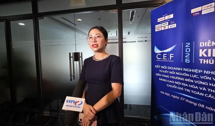 Bà Phạm Thị Phương - Giám đốc Công ty TNHH Ecopillo Eternal Việt Nam. (ẢNH: AN NGUYÊN)