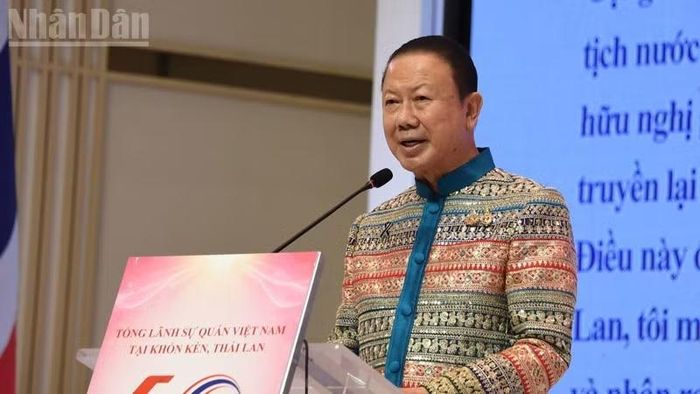 Chủ tịch Hội Hữu nghị Thái Lan-Việt Nam Sanan Angubolkul.