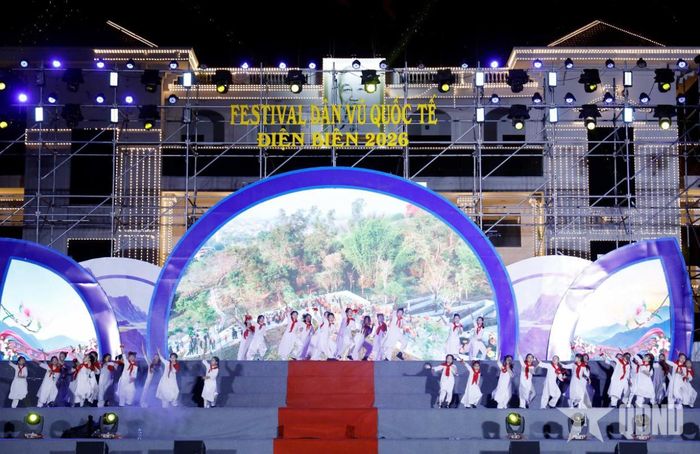  Tiết mục văn nghệ tại lễ khai mạc Festival Dân vũ Quốc tế năm 2026. 
