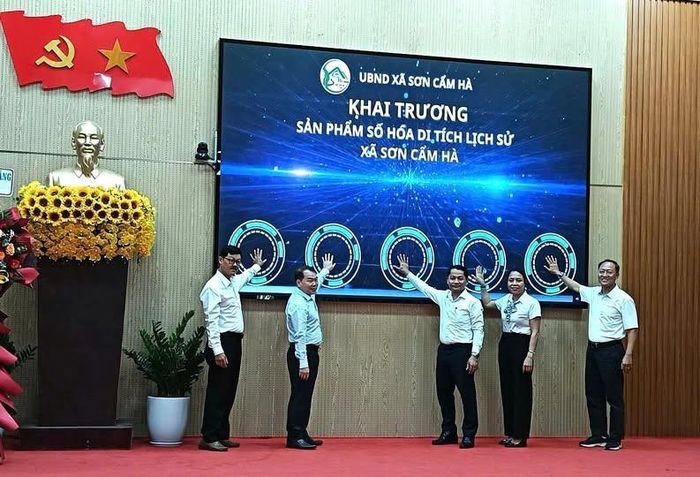UBND xã Sơn Cẩm Hà ra mắt sản phẩm số hóa di tích bằng công nghệ VR360.