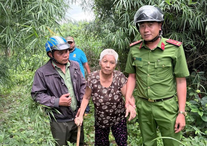 Bà Sáng được tìm thấy trong khu vực rừng.