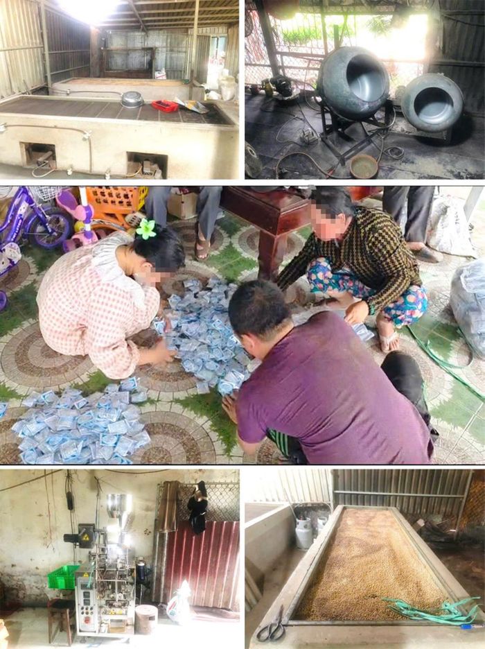 Địa điểm các đối tượng sản xuất thuốc đông y chứa chất cấm. Ảnh: Công an tỉnh Thanh Hóa