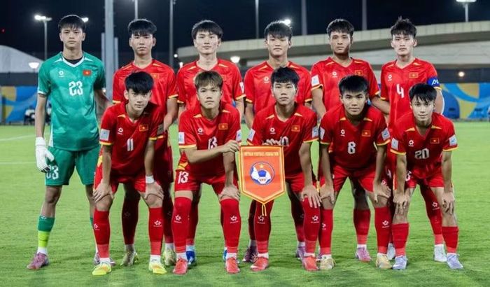 Tại FIFA U17 World Cup 2026, U17 Việt Nam nằm ở bảng G cùng Bỉ, New Zealand và Mali. Đây là lần đầu tiên bóng đá Việt Nam góp mặt tại sân chơi World Cup U17. Ảnh: AFC.