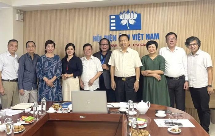 Hội nghị lần thứ hai diễn ra ở trụ sở Hội Điện ảnh Việt Nam vào chiều 28/8. Ảnh: Hội Điện ảnh Việt Nam