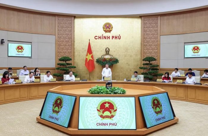 Phiên họp chuyên đề xây dựng pháp luật tháng 8/2026. Ảnh: CP