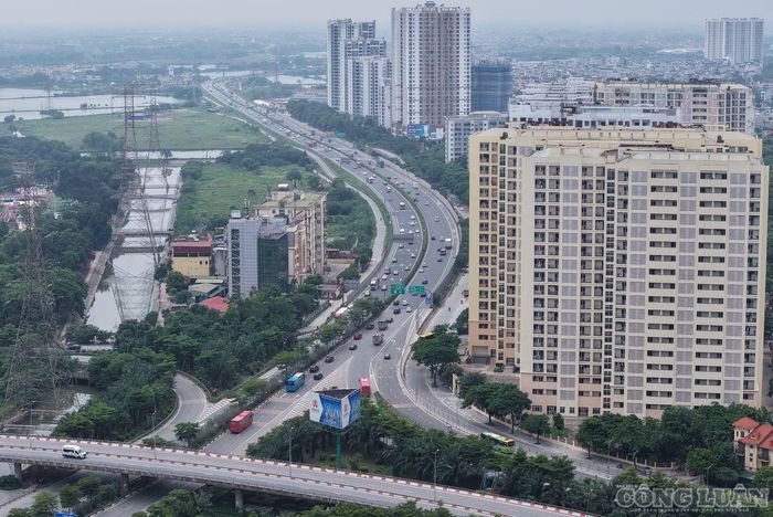 Lối ra cao tốc Pháp Vân - Cầu Giẽ áp lực giao thông phần nào được giảm tải.