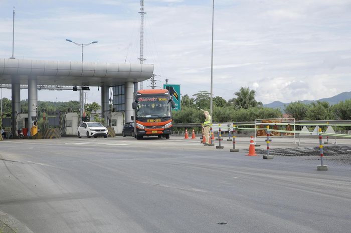 Đội CSGT đường bộ cao tốc số 1, Cục CSGT đã chủ động triển khai phương án, tăng cường lực lượng và phương tiện tuần tra, kiểm soát trên tuyến. (Ảnh: Trường Hải).