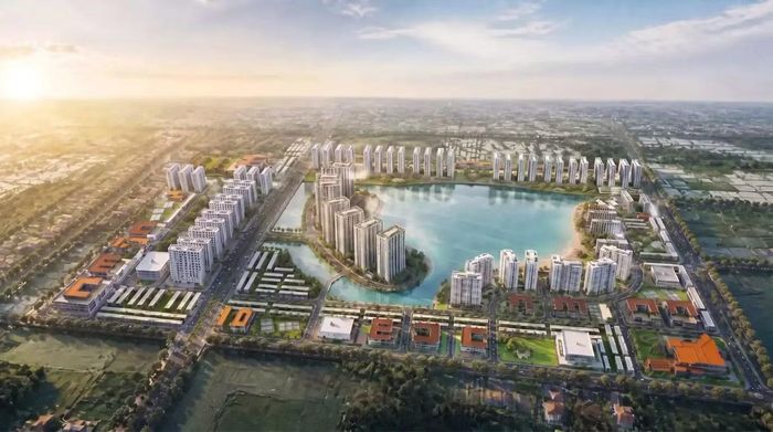 Phối cảnh dự án Khu đô thị nhà ở xã hội xã Bà Điểm.