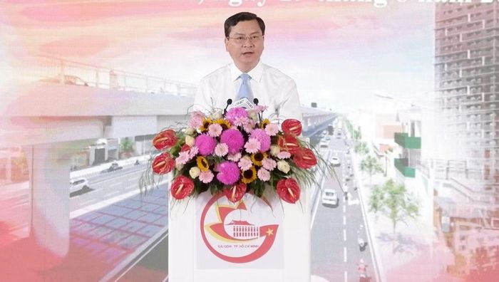 Ông Nguyễn Công Vinh, Phó Chủ tịch UBND TPHCM phát biểu tại buổi lễ.