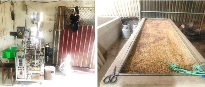 Máy móc và khu vực sản xuất thuốc đông y có chất cấm.