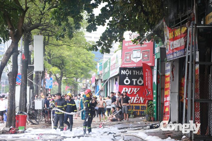 Vụ cháy tại phường Từ Liêm đang được xử lý.